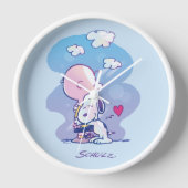 Komfort und Sicherheit | Charlie & Snoopy Hug Uhr (Vorderseite)
