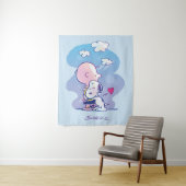 Komfort und Sicherheit | Charlie & Snoopy Hug Wandteppich (Beispiel)