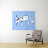 Komfort und Sicherheit | Charlie & Snoopy Hug Wandteppich (Beispiel (Horizontal))