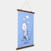 Komfort und Sicherheit | Charlie & Snoopy Hug Wandteppich Mit Holzrahmen (Gewinkelt)