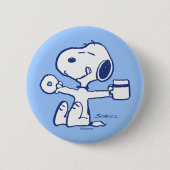 Komfort und Sicherheit | Glück ist morgendliche Ri Button (Vorderseite)