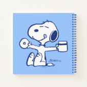 Komfort und Sicherheit | Glück ist morgendliche Ri Notizblock (Rückseite)