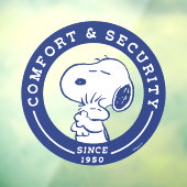 Komfort und Sicherheit | Snoopy & Woodstock Hug Fensteraufkleber (Blatt 3)