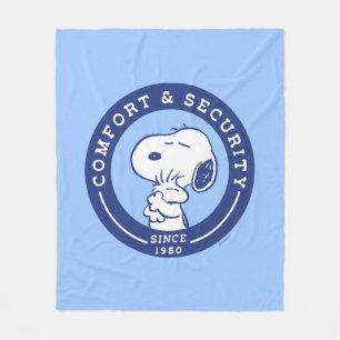 Komfort und Sicherheit Snoopy & Woodstock Hug Fleecedecke