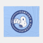 Komfort und Sicherheit | Snoopy & Woodstock Hug Fleecedecke (Vorderseite (Horizontal))