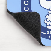 Komfort und Sicherheit | Snoopy & Woodstock Hug Mousepad (Ecke)