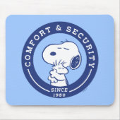Komfort und Sicherheit | Snoopy & Woodstock Hug Mousepad (Vorne)