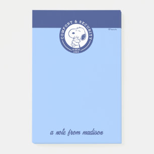 Komfort und Sicherheit   Snoopy & Woodstock Hug Post-it Klebezettel