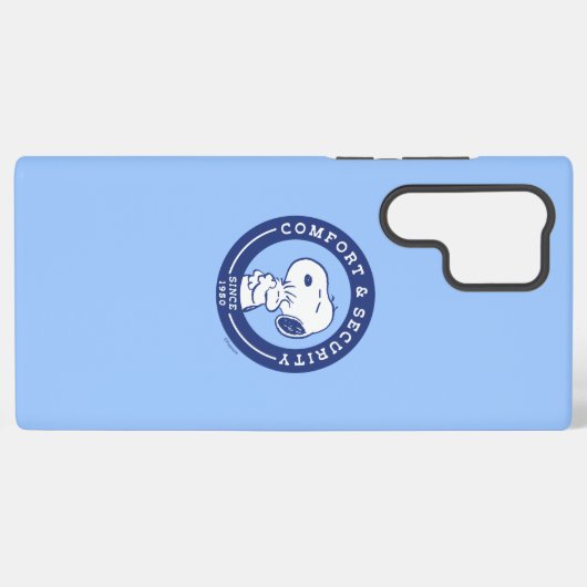 Komfort und Sicherheit | Snoopy & Woodstock Hug Samsung Galaxy Hülle (Rückseite (Horizontal))