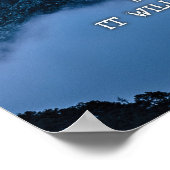 Komfort wird Sie nirgendwo führen Poster (Ecke)