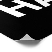 Komfort-Zone im Vergleich zu Broke ist schwierig - Poster (Ecke)