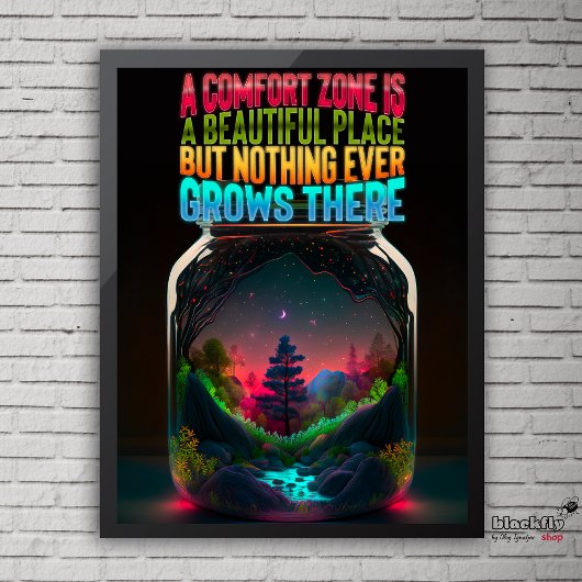 Komfort Zone ist ein schöner Ort | MOTIVIEREND Poster