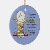 Komfort-Zone Keramik Ornament (Rechts)