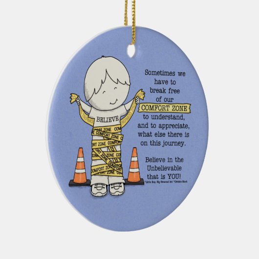 Komfort-Zone Keramik Ornament (Rechts)