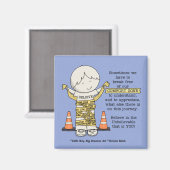 Komfort-Zone Magnet (Vorderseite/Rückseite)