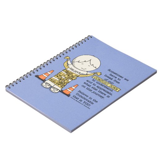 Komfort-Zone Notizblock (Linke Seite)