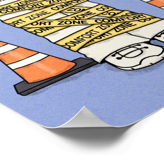 Komfort-Zone Poster (Ecke)