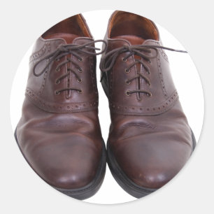 KomfortabelLoafers080909 Runder Aufkleber