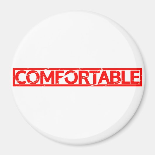 Komfortable Briefmarke Magnet (Vorne)