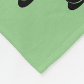 Komfortable Crouching Red Panda Fleecedecke (Ecke)