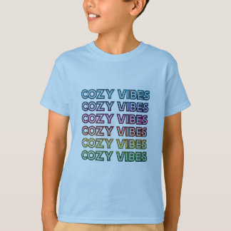 Komfortable Herbst-Cozy-Vibes Kinder lieben farben T-Shirt