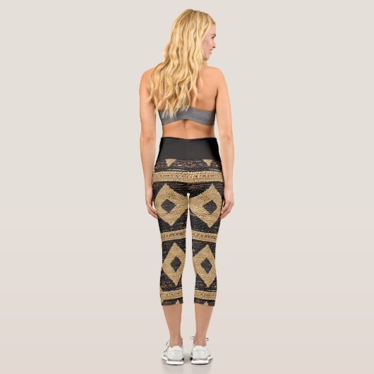 Komfortable Öko Capri Leggings (Rückseite)