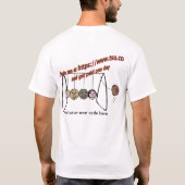 Komfortabler Mensch-Tsu-T - Shirt (Rückseite)