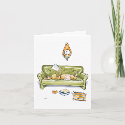 Komfortables Haus Karte (Vorderseite)