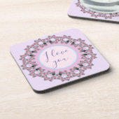 Komfortables und hübsches klassisches Getränk Getränkeuntersetzer (Linke Seite)