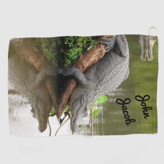 Komfortator - Alligator - Golfhandtuch (Horizontal)