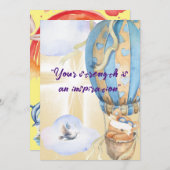 KOMFORTKARTE EINLADUNG (Vorne/Hinten)