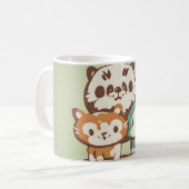 Komfortkatzen Kaffeetasse (Vorderseite Links)