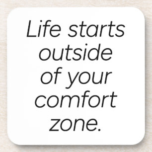 Komfortzone Hartplastikuntersetzer Getränkeuntersetzer