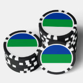 Komi Flag Pokerchips (Stapel)