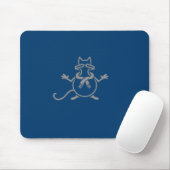 Komiker Katze Mousepad (Mit Mouse)