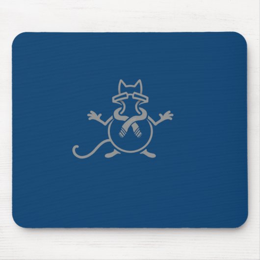 Komiker Katze Mousepad (Vorne)