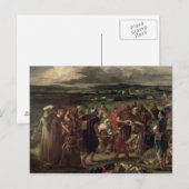 Komiker oder arabische Büffets, 1848 Postkarte (Vorne/Hinten)