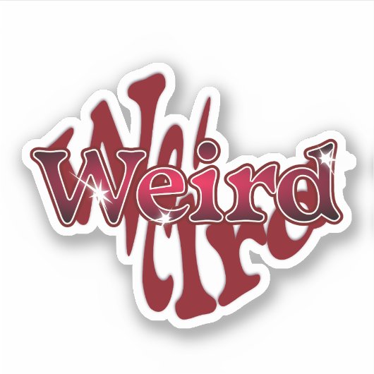 komisch aufkleber (Vorderseite)