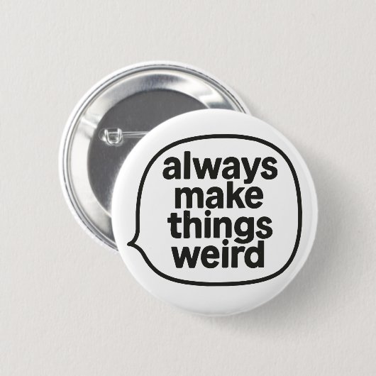 komisch button (Vorne & Hinten)