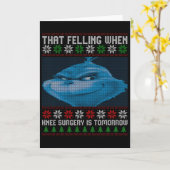 Komisch, dass das Gefühl, wenn die Knieoperation m Karte (Gelbe Blume)