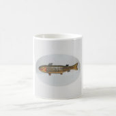Komisch gestalteter Fischbecher Kaffeetasse (Mittel)