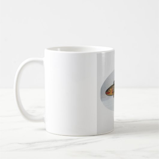 Komisch gestalteter Fischbecher Kaffeetasse (Links)