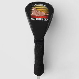 Komisch, ich mag Walrosse einfach wirklich ok Golf Headcover