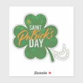 komisch irisch aufkleber (Blatt)