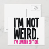 komisch postkarte (Vorne/Hinten)