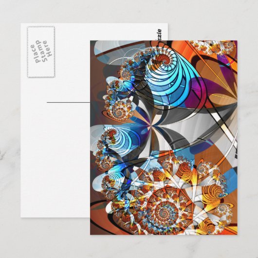 komisch postkarte (Vorne/Hinten)