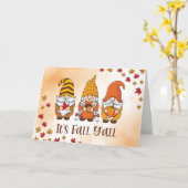 KOMISCH UND FREUNDLICH "ERNTEDANK" WÜNSCHT KARTE (Gelbe Blume)