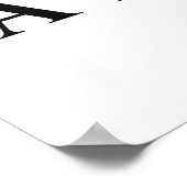komische Chemie Poster (Ecke)