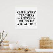 komische Chemie Poster (Küche)