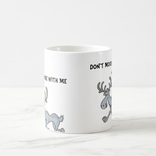 Komische Elch-Tasse Kaffeetasse (Mittel)